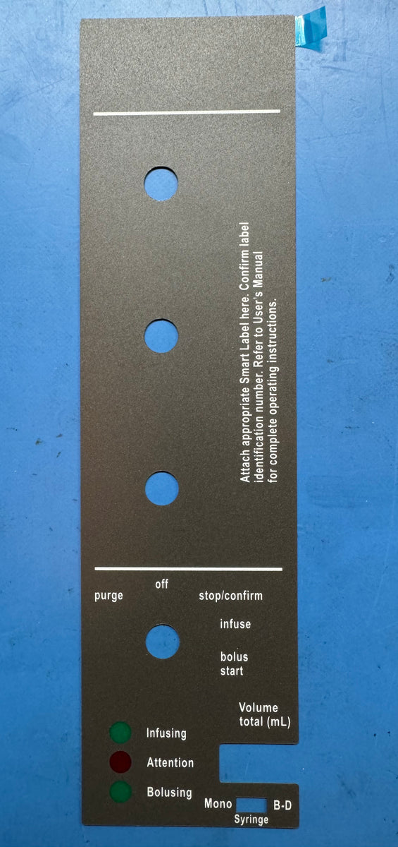 Baxter InfusOR front overlay label – Medical Source Group